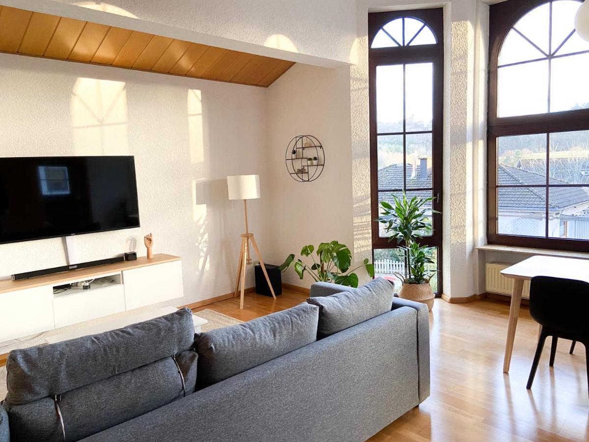 Ferienwohnung Burgpanorama Dahn Esterno foto